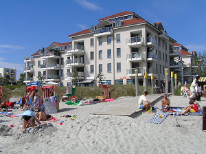 Strandburg auf Fehmarn